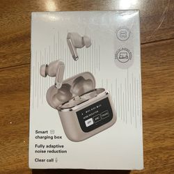Champagne Gold JBL Tour Pro Earbuds With Touch Screen