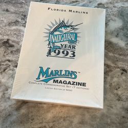 1993 Florida Marlins Inaugural Year Magazine sealed complete Set
