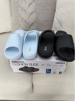 UNISEX Cushion SLIDES size L(W9-10,M7-8)