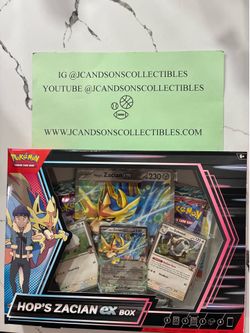 Pokémon TCG Hop’s Zacian ex Box Factory Sealed