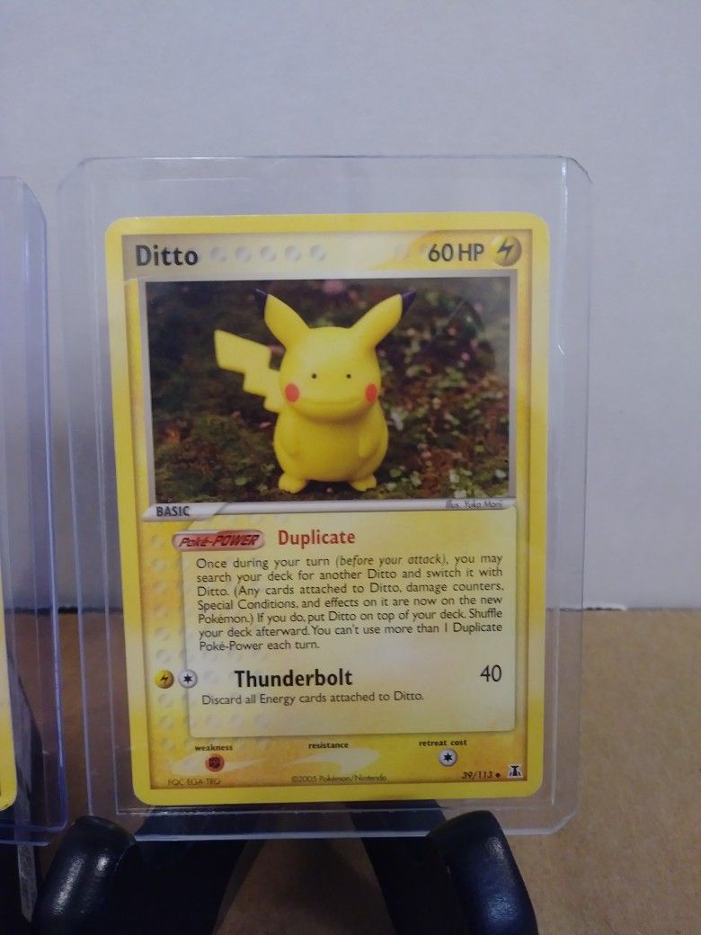 Pokemon TCG - Two Rare [Ditto] Cards - Pikachu+Charmander for Sale in  Hazlet, NJ - OfferUp