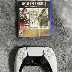 PS5 Controller & Metal gear Solid 1 Master Collection