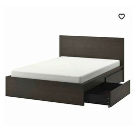 IKEA bed frame and mattress