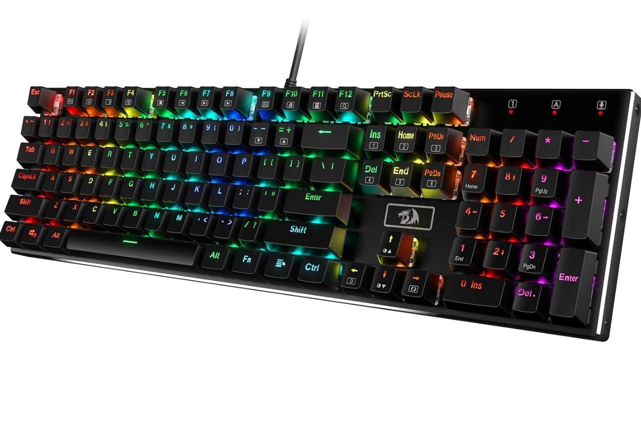 Redragon K556 RGB LED Backlit Wired Mechanical Gaming Keyboard