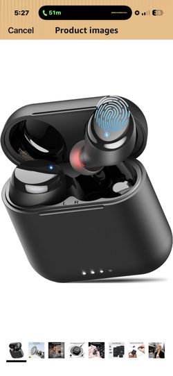T6 Wireless Earbuds, Bluetooth Ear Buds, Stereo Sound in Ear Headphones, 50 Hours Playtime, AI Clear Call, Wireless Charging Case, APP Customizable EQ