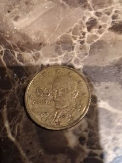 Greek 50 Euro Cent Coin