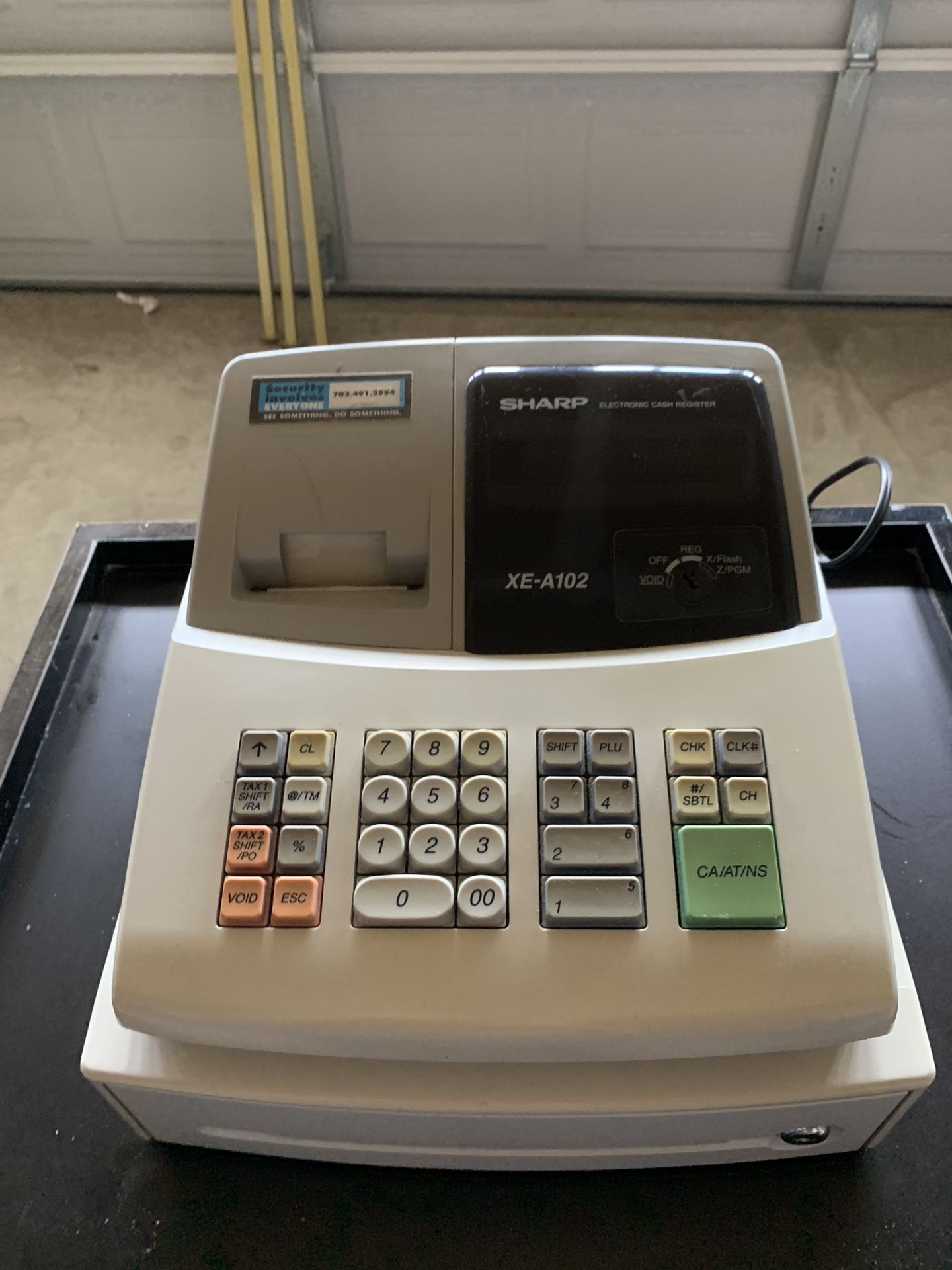 Sharp XE-A102 Cash Register