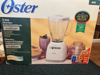 Oster 12-Speed Blender & Food Processor - New