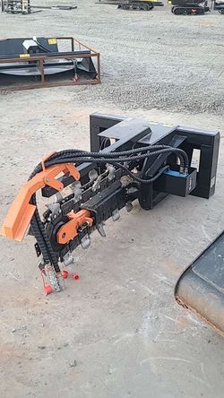 Trencher Attachment For Skid Steer