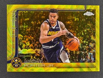 Michael Porter Jr. MPJ 2025-26 Topps Chrome /50 GOLD Wave Holo Refractor Nuggets