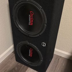 Dual 12” Quinn Acoustics Subwoofer Box – 500W RMS