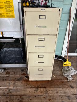 4-Drawer Vertical Metal Filing Cabinet – Heavy Duty