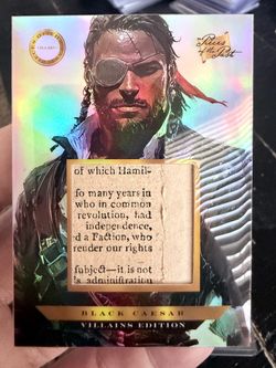2025 Pieces of the Past “Black Caesar” JUMBO RELIC – Villains Edition