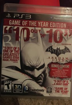 PS3 Batman Arkham City
