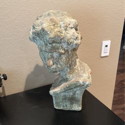 Plaster head of statue of David