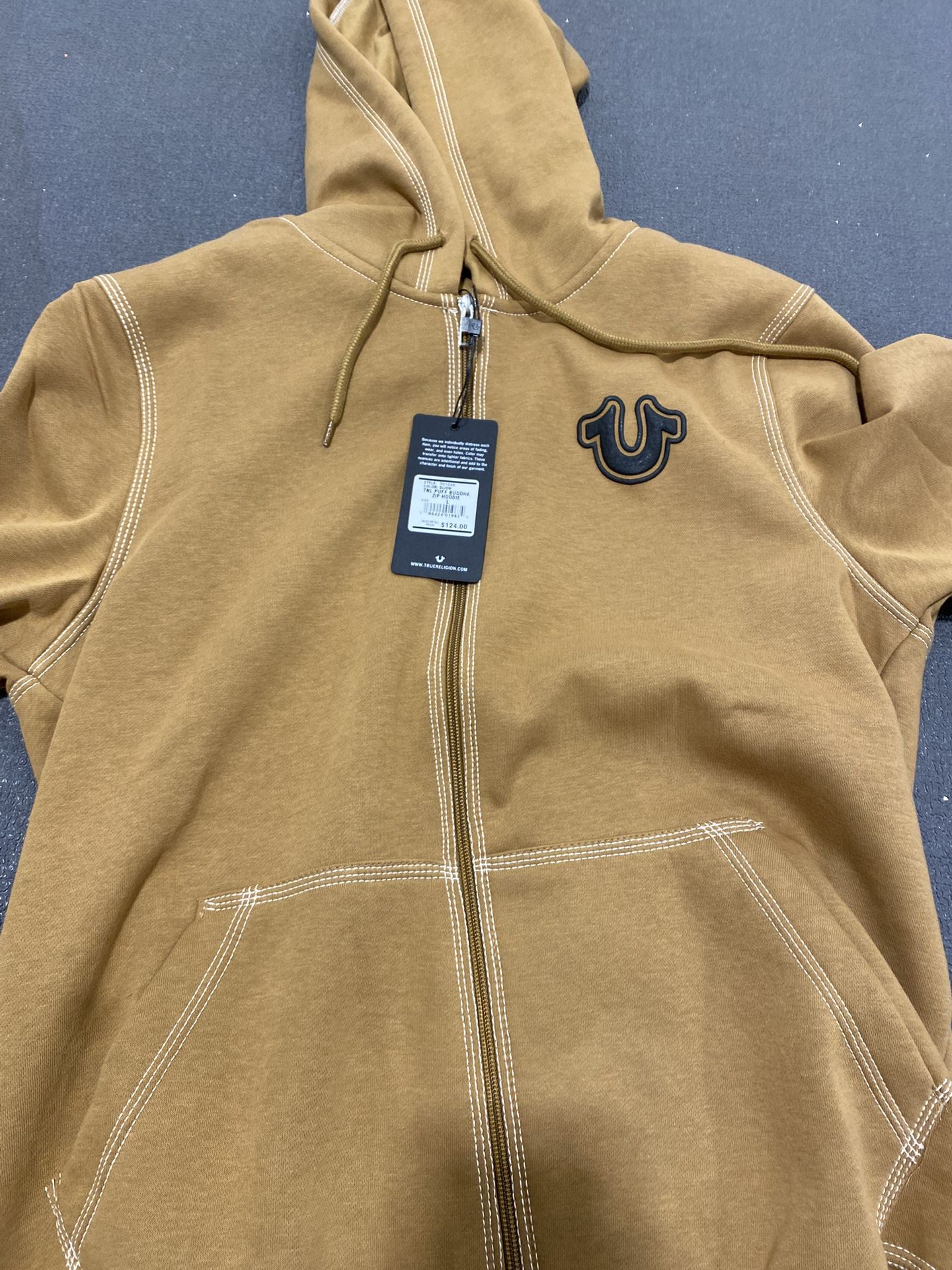 True religion brown L jacket