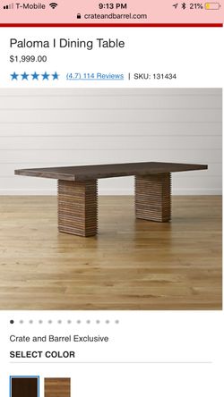 Crate and Barrel Paloma table still in box for Sale in Seattle WA