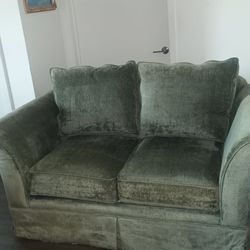 Pair of Green Couches 