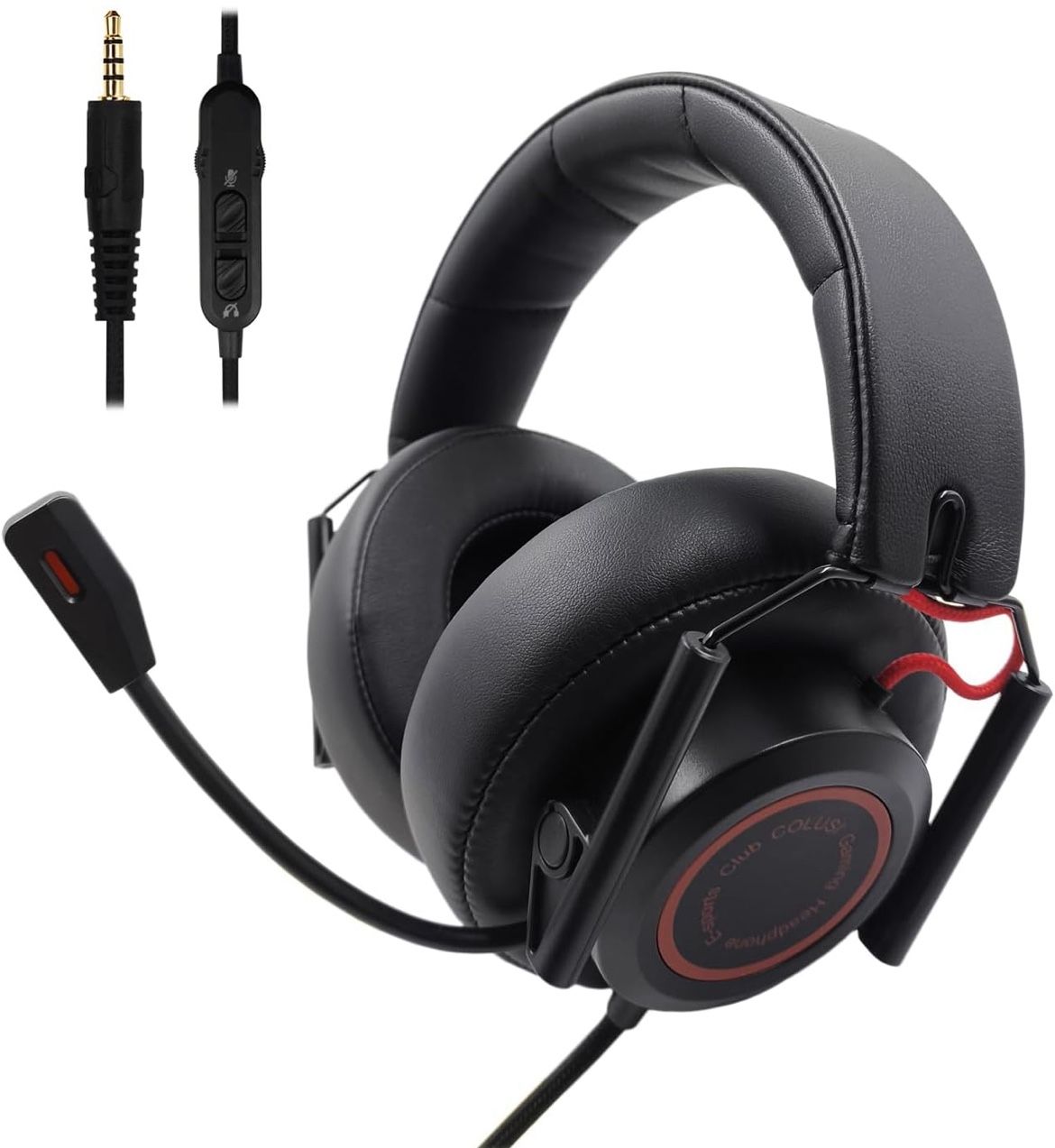 900 Gaming Headset with Microphone for Xbox Series X|S Xbox One PS4 PS5,Wired Over Ear Game Headphones-Portable Foldable-3.5mm Audio Jack