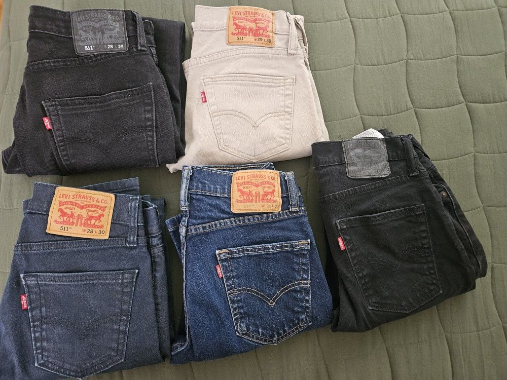 LEVI'S MEN JEANS W 28-29 L30