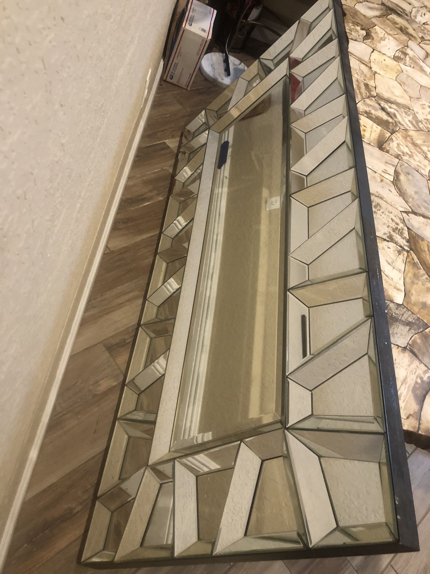X Large Bezeled Mirror. $60