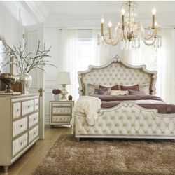Brand new 4-Piece Queen Bedroom Set/beds on Sale Now! FINANCE AND DELIVERY AVAILABLE! 