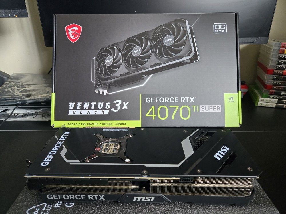 MSI RTX 4070 Ti SUPER VENTUS 3X BLACK