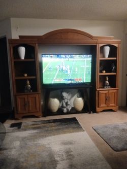 Semi New Overhead TV Entertainment Center