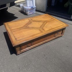 Antique Wood Coffee Table 