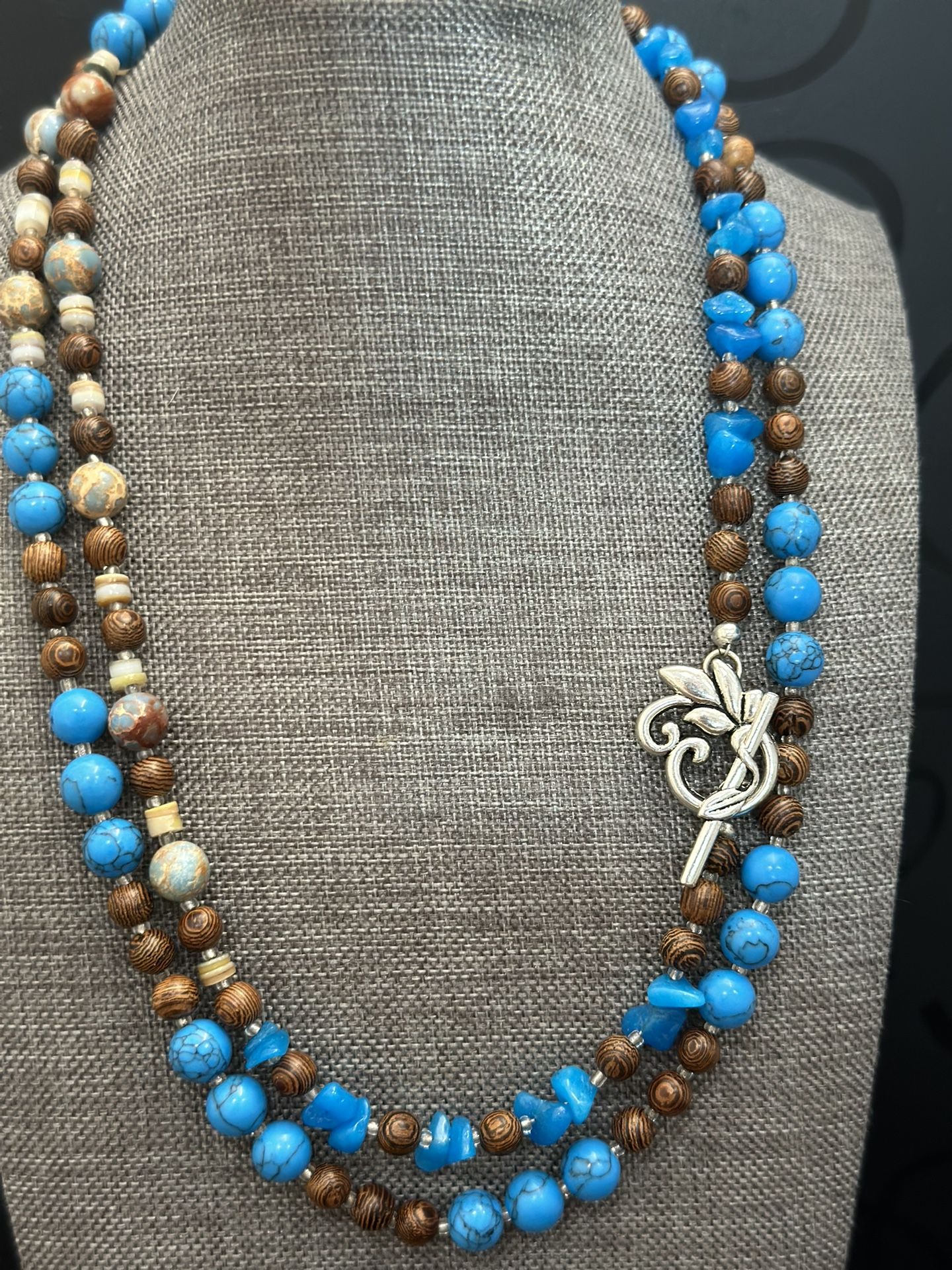 Handmade Semi Precious Long Necklace
