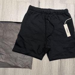 Black Essential Shorts Sizes S-M