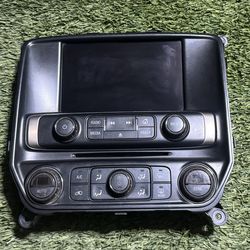 2014 to 2016 Silverado Sierra Center Console Radio Climate Control