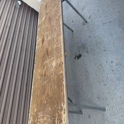 Thin Tip Wooden Folding Table 72” Long