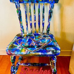 CUSTOM ONE OF ONE ALL,WOOD ACCENT CHAIR