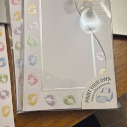 welcome baby invitations blank templates with envelopes