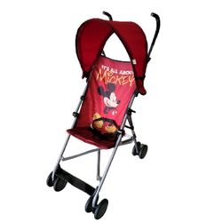 Baby Mickey Mouse Umbrella Stroller with Canopy