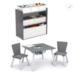 Delta Children 4-Piece Playroom Set