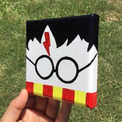 Harry Potter Movies Books Collectibles Painting Wall Art Acrylic Canvas Artwork Picture Frame Home Room Decor Hand Painted Harry Potter