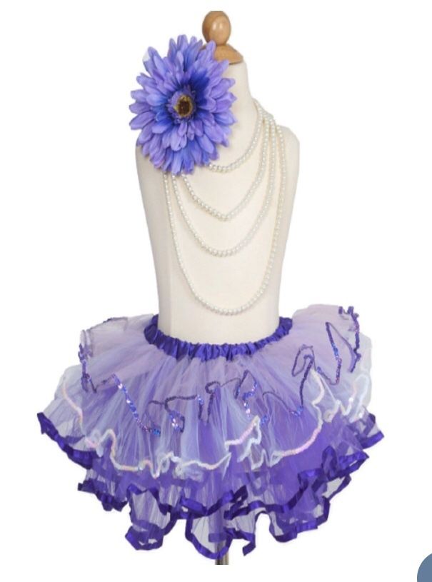 Amethyst Purple Girls Tutu Skirt