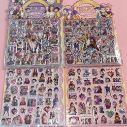 Kpop Puffy Stickers $4 Each 