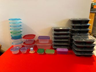 *$15* For 34 Food Storage Containers & 1 Portable Salad Dressing Container