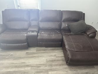 Leather Couch 