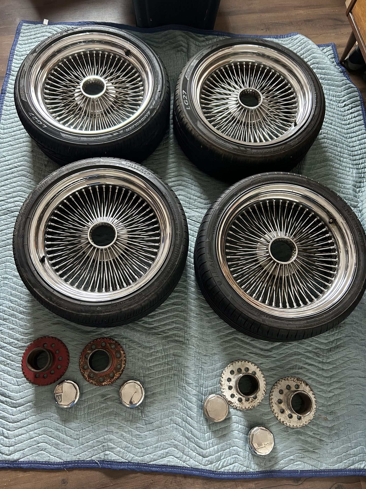18 inch wire wheels for Sale in Tucson, AZ - OfferUp