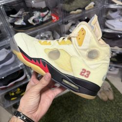 Jordan 5 Off White Sail 10.5