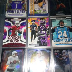 (81) ROOKIES of NFL & NBA sportcards