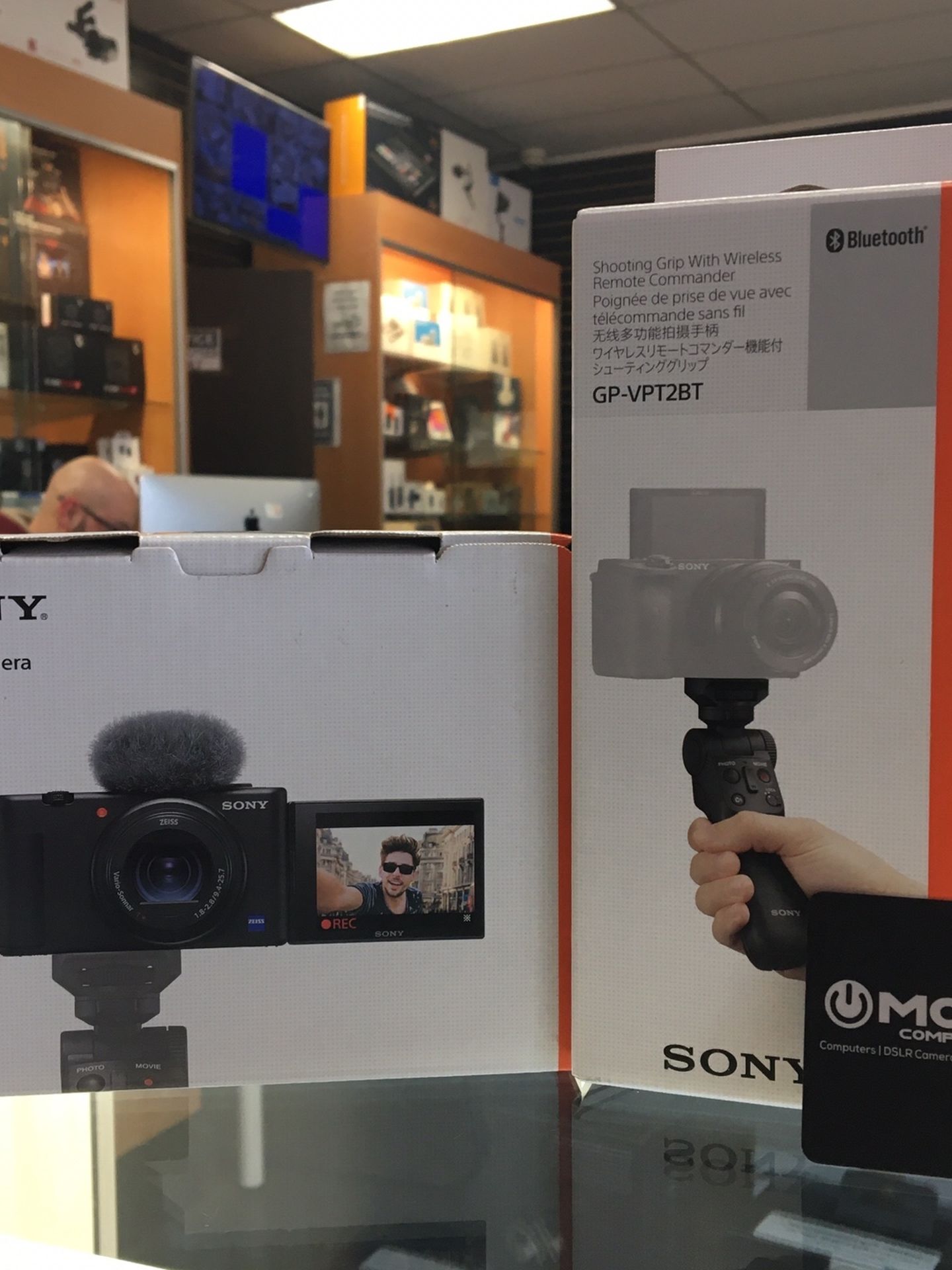 Sony Digital Camera & Sony ZV-1 Grip W/ Wireless Remote