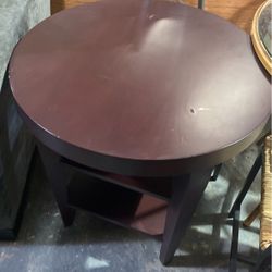 Coffee Table And Two Side Tables Round 