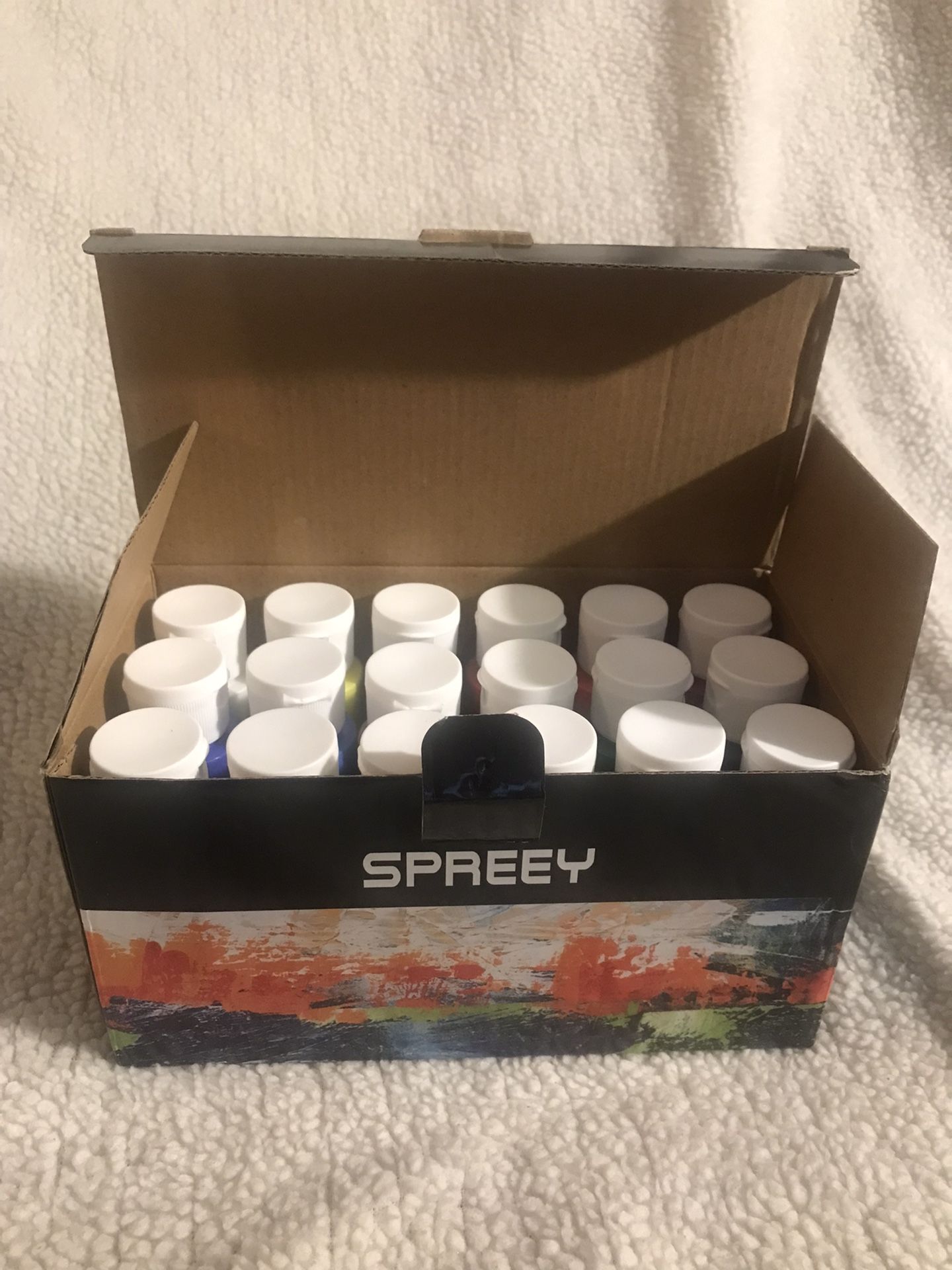 Spreey Acrylic 18 -2oz. Color Paint Kit