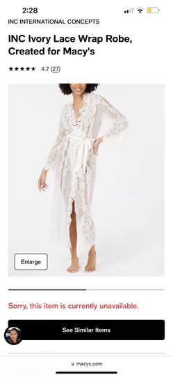 Maternity Lace Robe