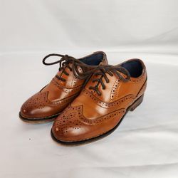 Bruno Marc Boys Fashion Oxford Shoe prince K2 brown size 10. Shoes are like new bottom of shoe have scuffing. 
